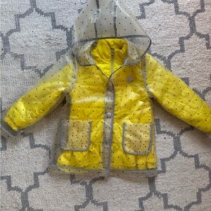 Catimini 3 in 1 Bright Yellow Hooded Rainjacket